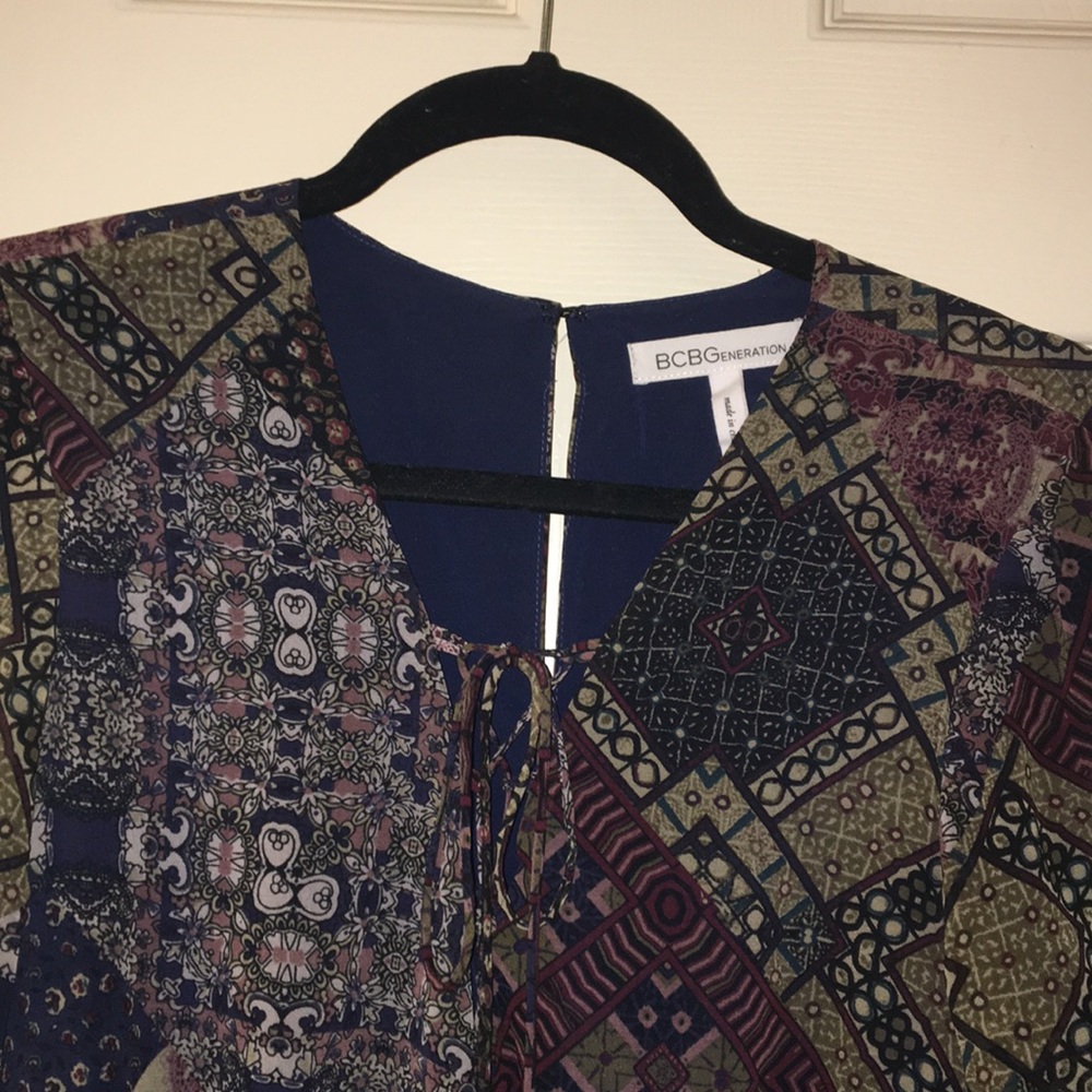 BCBGeneration Romper long sleeves WFH NWT - Picture 5 of 9